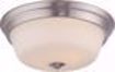 Picture of NUVO Lighting 62/363 Calvin - 2 Light Flush Fixture with Satin White Glass - LED Omni Included