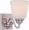 Picture of NUVO Lighting 62/366 Calvin - 1 Light Vanity Fixture with Satin White Glass - LED Omni Included