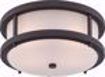 Picture of NUVO Lighting 62/653 Willis - LED Outdoor Flush Fixture with Antique White Glass