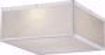 Picture of NUVO Lighting 62/891 Crate - 14" LED Flush Fixture with Gray Marbleized Acrylic Panels; Brushed Nickel Finish
