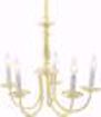 Picture of NUVO Lighting SF76/280 5 Light - 18" - Chandelier - with Candlesticks