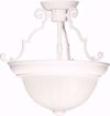 Picture of NUVO Lighting SF76/435 2 Light - 13" - Semi-Flush - Frosted Melon Glass