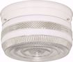 Picture of NUVO Lighting SF77/098 2 Light - 8" - Flush Mount - Medium Crystal / White Drum