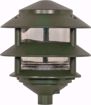 Picture of NUVO Lighting SF77/323 Pagoda Garden Fixture; Small Hood; 1 light; 2 Tier; Green Finish