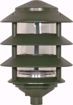 Picture of NUVO Lighting SF77/324 Pagoda Garden Fixture; Small Hood; 1 light; 3 Tier; Green Finish