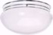 Picture of NUVO Lighting SF77/347 2 Light - 12" - Flush Mount - Large White Mushroom